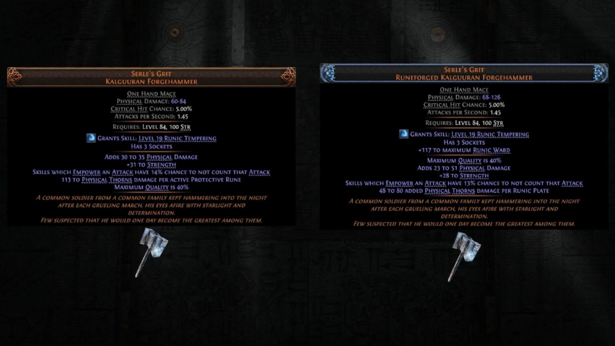 POE2 Ezomyte Runesmithing POE2 Ezomyte Runesmithing